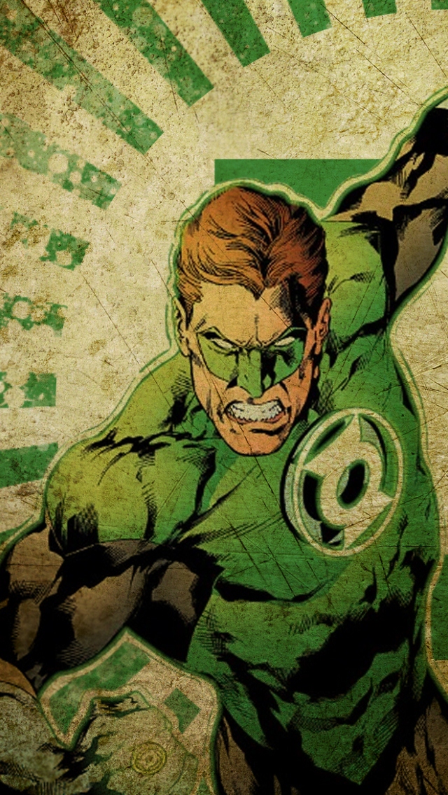 Green Lantern iPhone 5 Wallpaper (640x1136)