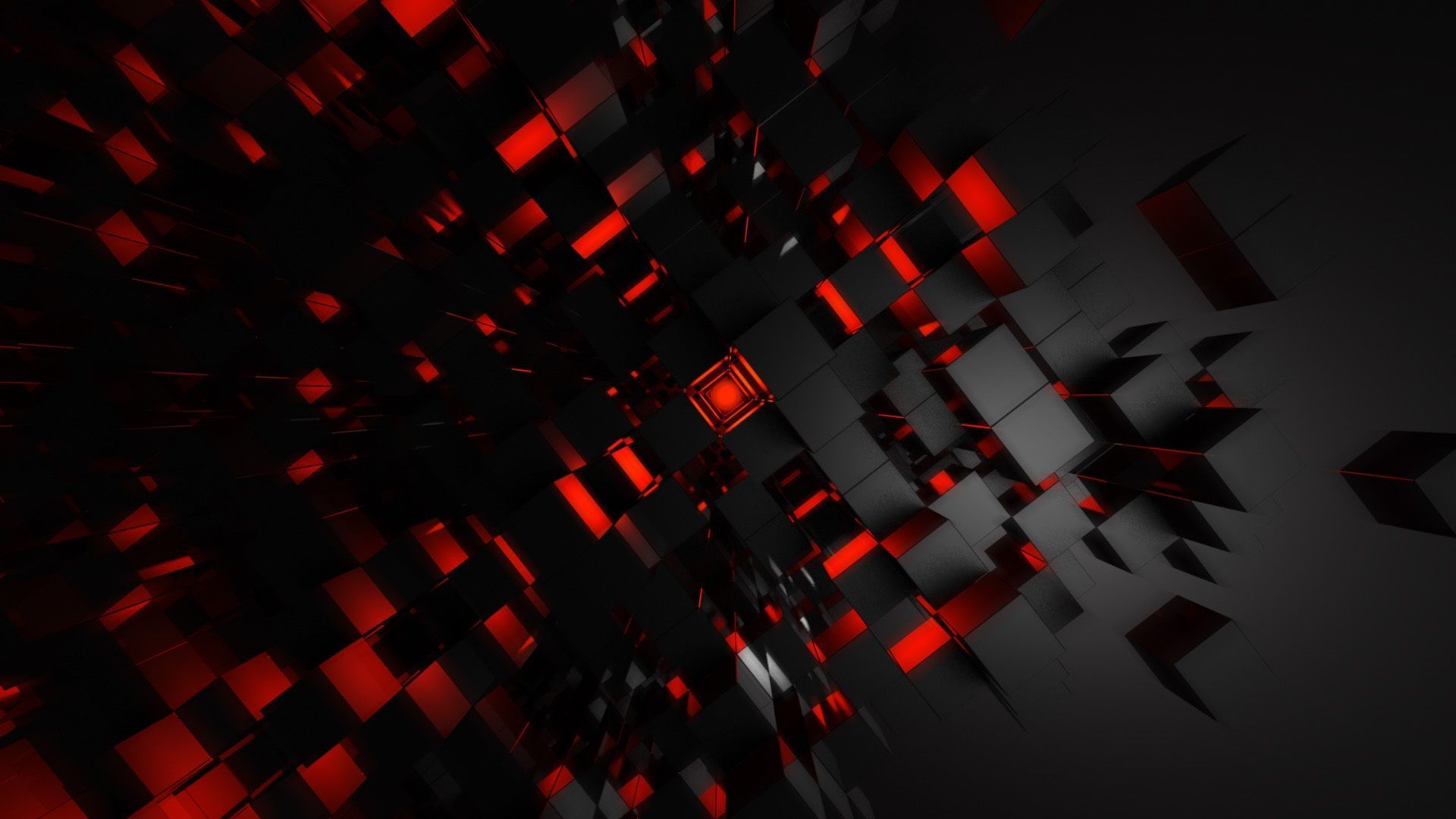Red and Black Abstract Image 1024x768px #648448