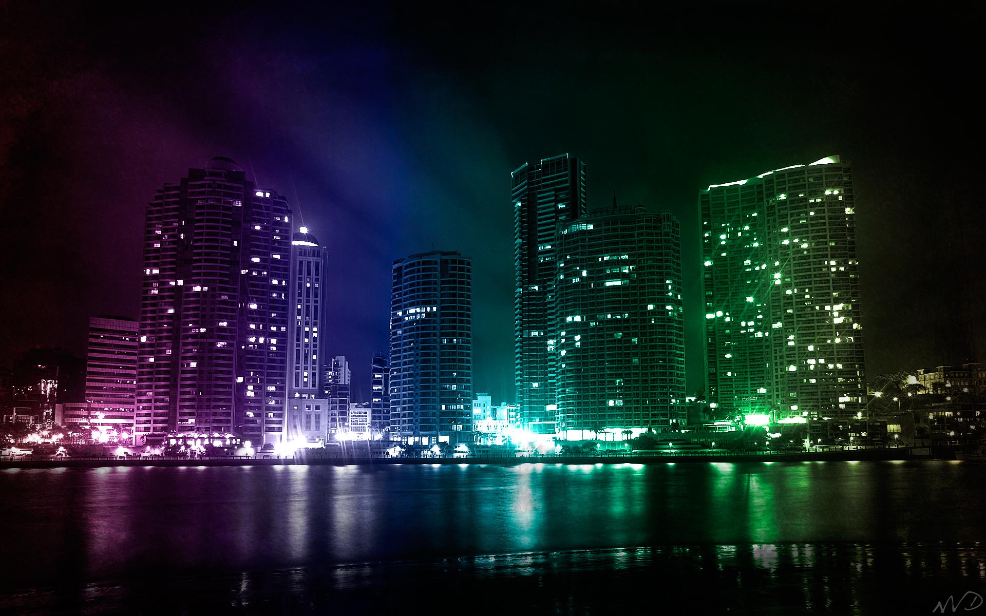 City Lights HD Wallpapers 1080p | WallpaperCow.com