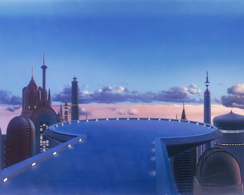 Detailed Background Paintings from The Empire Strikes Back and other