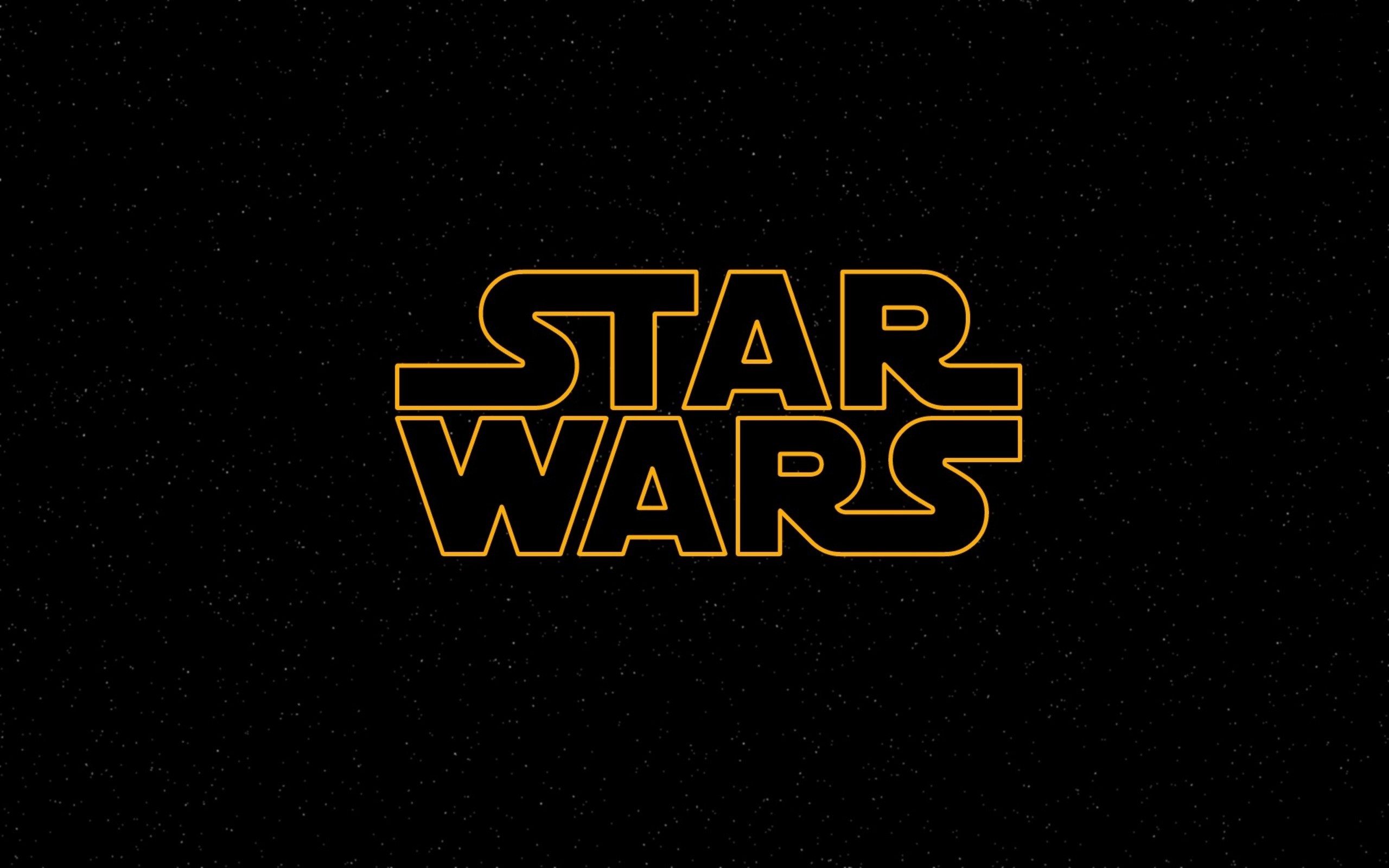 Star Wars logos black background wallpaper 2560x1600 205430