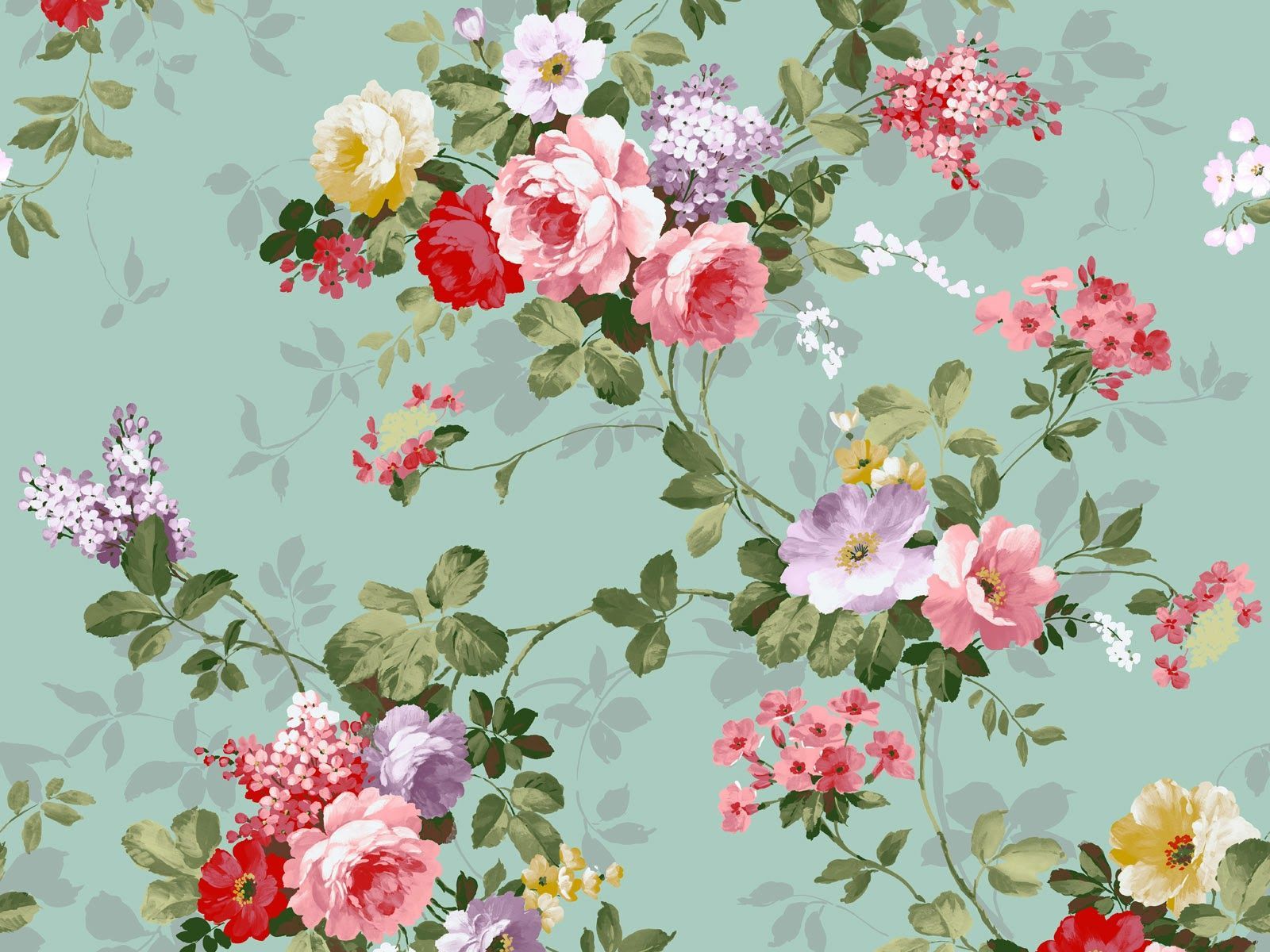 Download 15 Free Floral Vintage Backgrounds