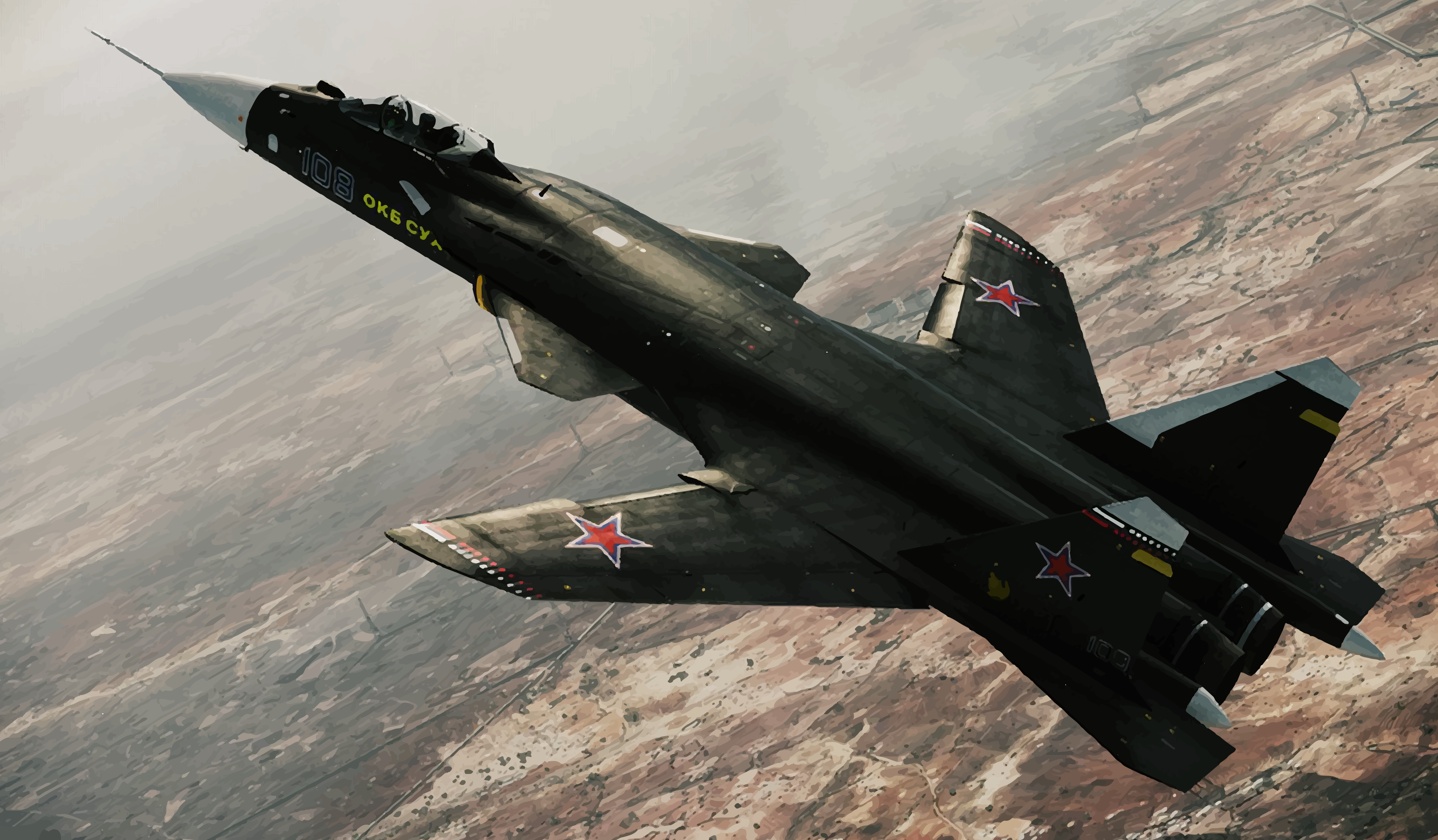 Sukhoi Su 47 Wallpaper by Shesky on DeviantArt