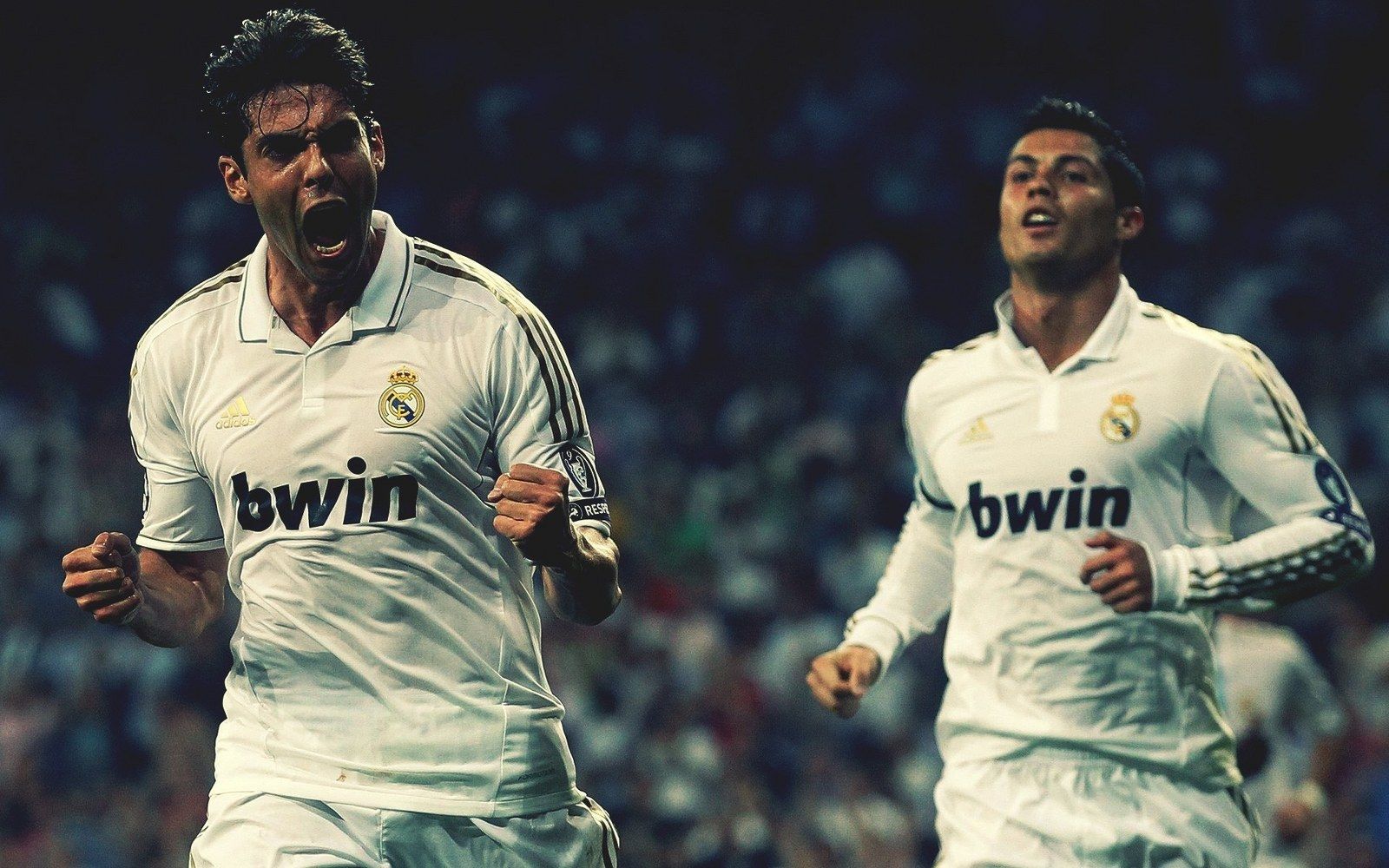 Kaka and Cristiano Ronaldo Celebration Wallpaper - Football HD ...