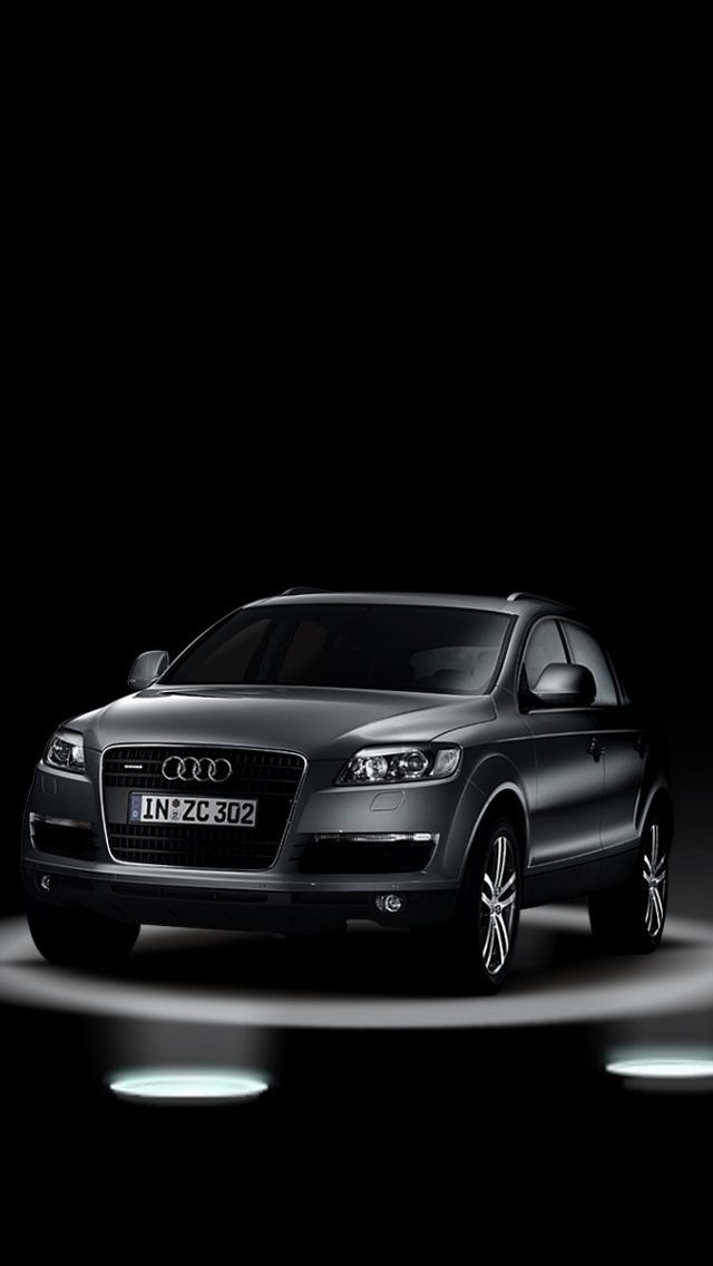 640x1136 Audi Q7 on stage Iphone 5 wallpaper