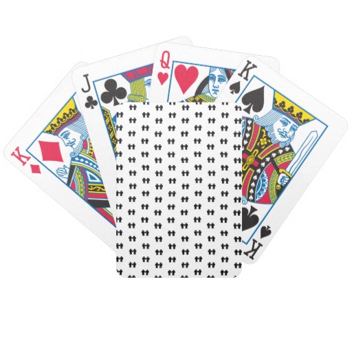 Gay men wallpaper bicycle playing cards | Zazzle