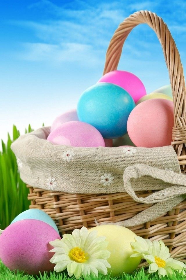 Cute Easter Eggs Iphone 4 Wallpapers Free 640x960 Hd Apple Iphone ...