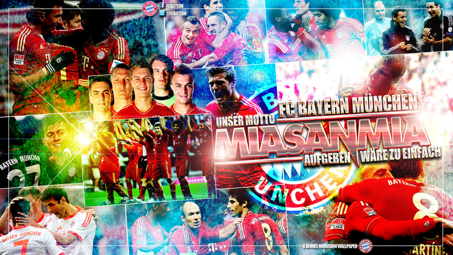 DeviantArt: More Like FC Bayern - MiaSanMia Wallpaper by roXx81