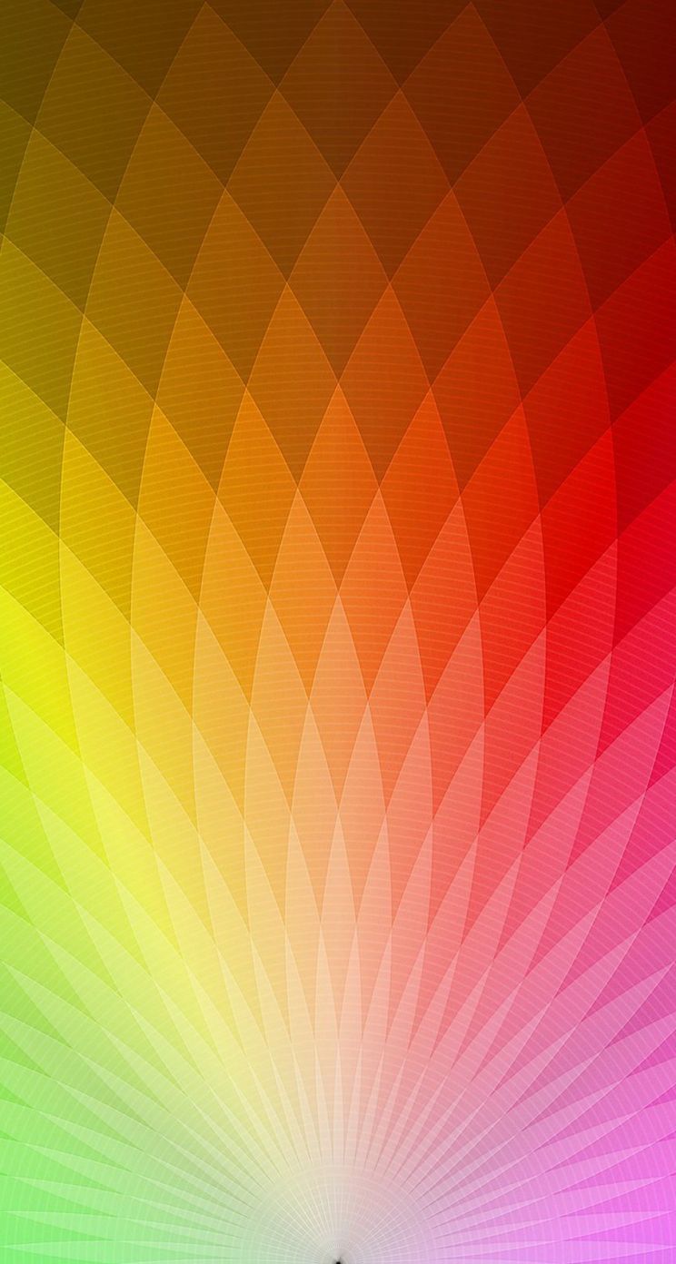 Bright Color Spectrum iPhone 5 Parallax Wallpaper (744x1392)