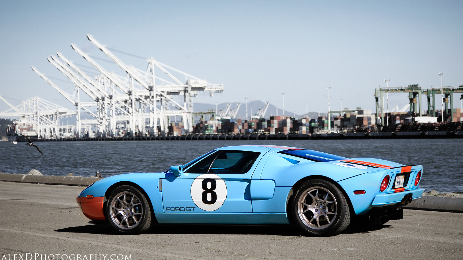 Ford Gt Blue Wallpaper - image