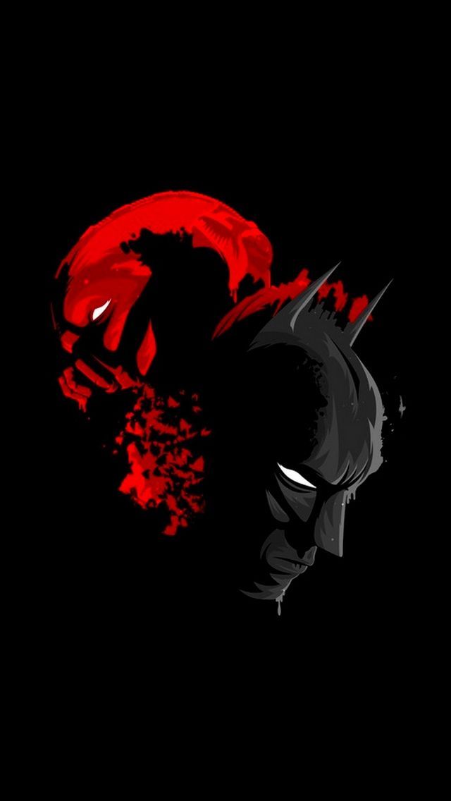 Batman and Bane iPhone 5 Wallpaper (640x1136)