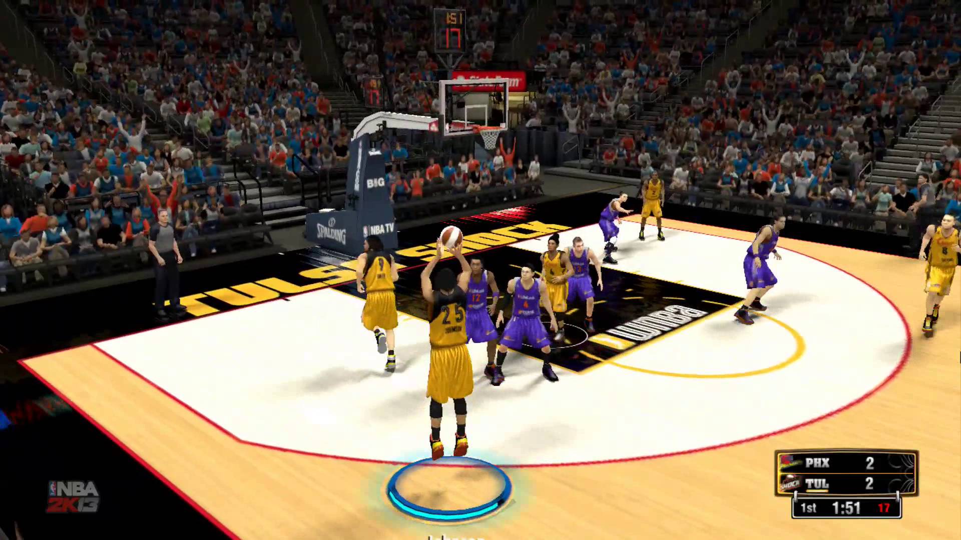 NBA 2K13 - WNBA Mod - Brittney Griner Dunk - YouTube