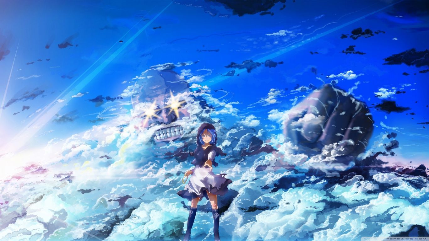 Touhou Anime V HD desktop wallpaper Widescreen High Definition