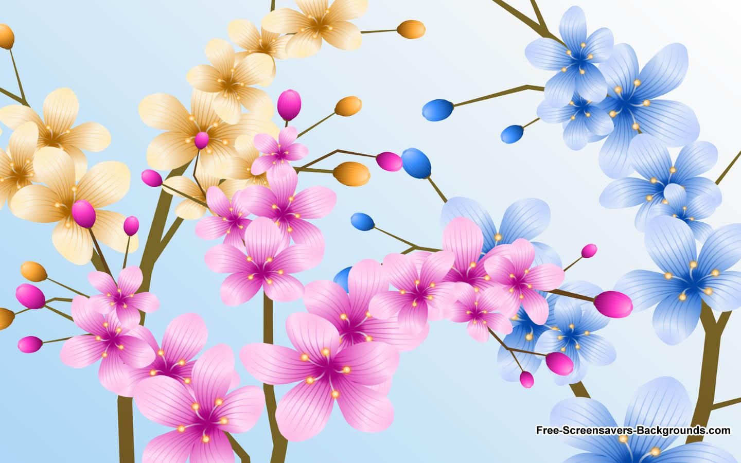Beautiful Colorful 3d Hd Flowers Wallpaper For Desktop Background ...