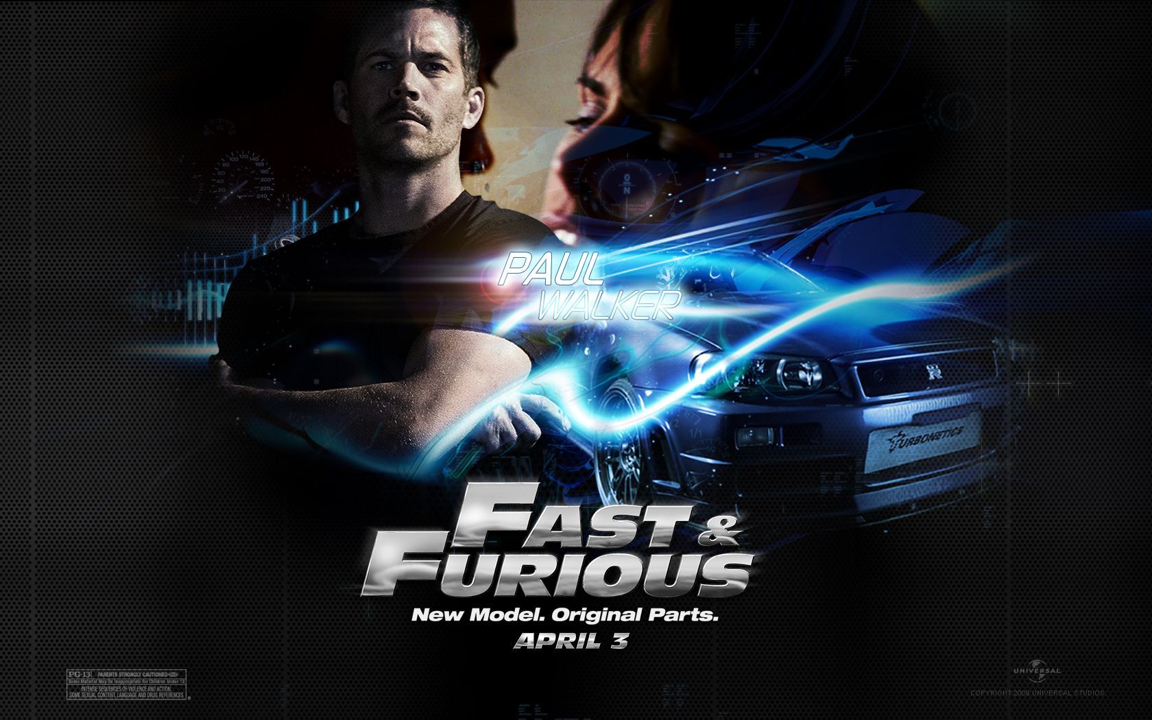 Paul Walker Fast And Furious 6 Wallpaper - 164394