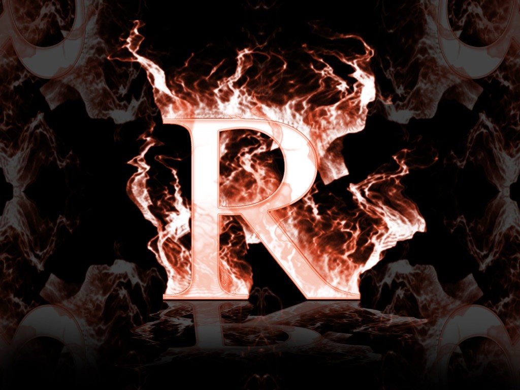 Wallpapers Letter R Black Cool Fire Hd 80076.8 1440x960 | #80077 ...