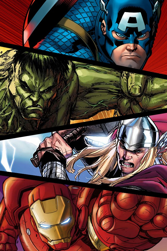Avengers iPhone 4 Wallpaper (640x960)