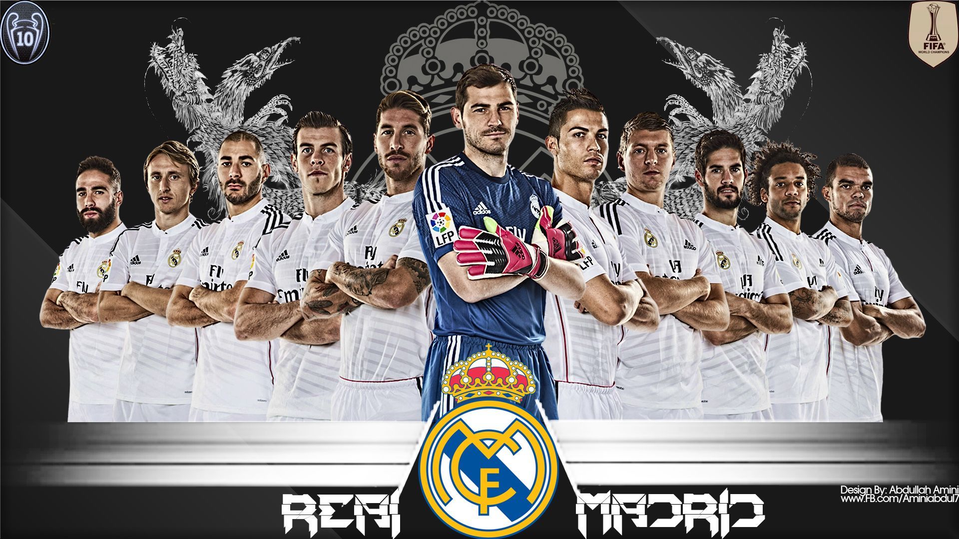 Real Madrid Wallpaper Full Team Real Madrid Logo Wallpaper 2015 5 ...