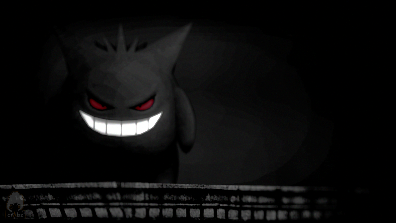 Gengar, ghost, pokemon, HD phone wallpaper