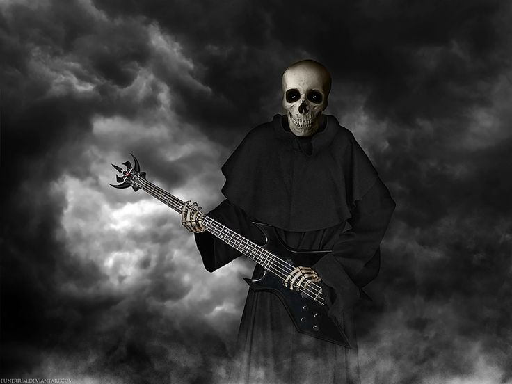 Rock-N-Roll - The Grim Reaper 3D Wallpaper | 3D Wallpapers - All ...