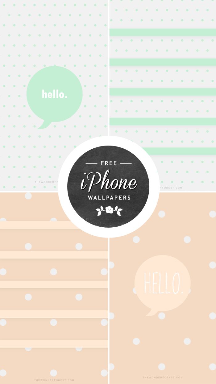 TECH TUESDAY Free Sweet Little iPhone Wallpapers Wonder Forest