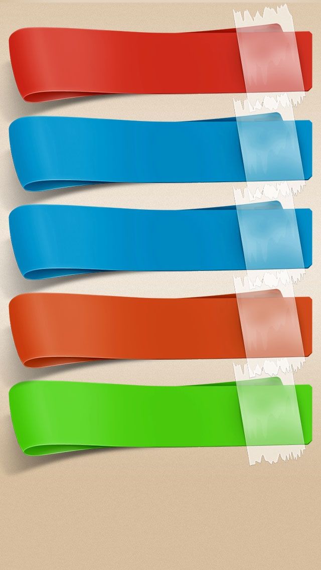 IPhone 5 Ribbon Shelves Colors homescreen wallpaper http / / m9.my