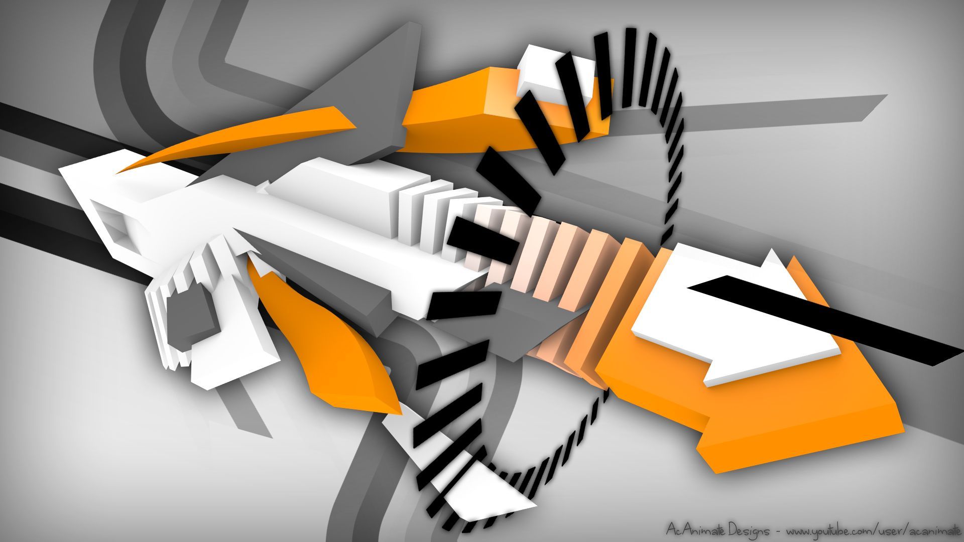 DeviantArt: More Like Abstract 3D Wallpaper - 1080p HD by ...