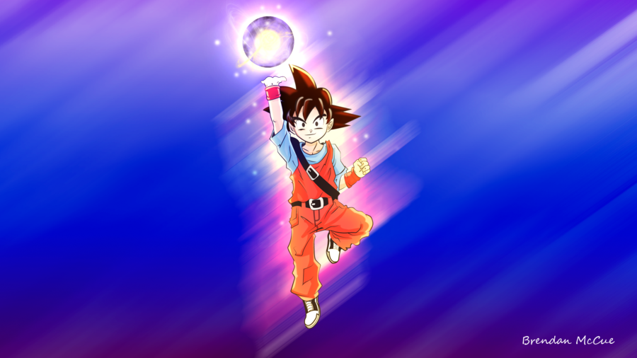 Kid Goku Wallpaper by BrendanMcCueGraphics on DeviantArt