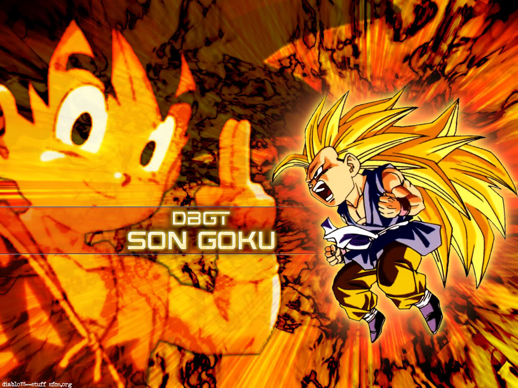 Kid Goku SSJ3 - wallpaper.
