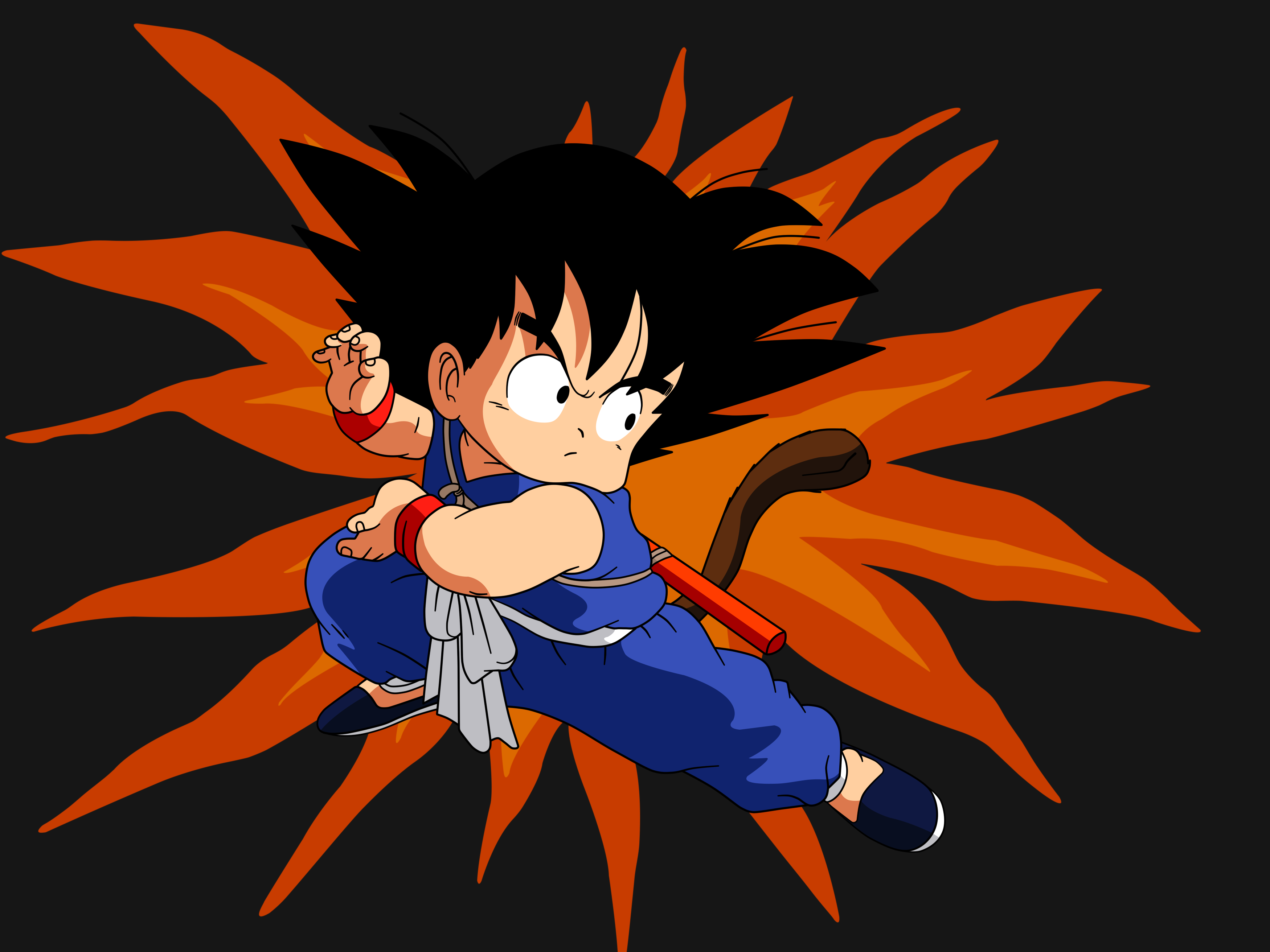 Dragon Ball Kid Goku Background Wallpaper - Mbagusi.com