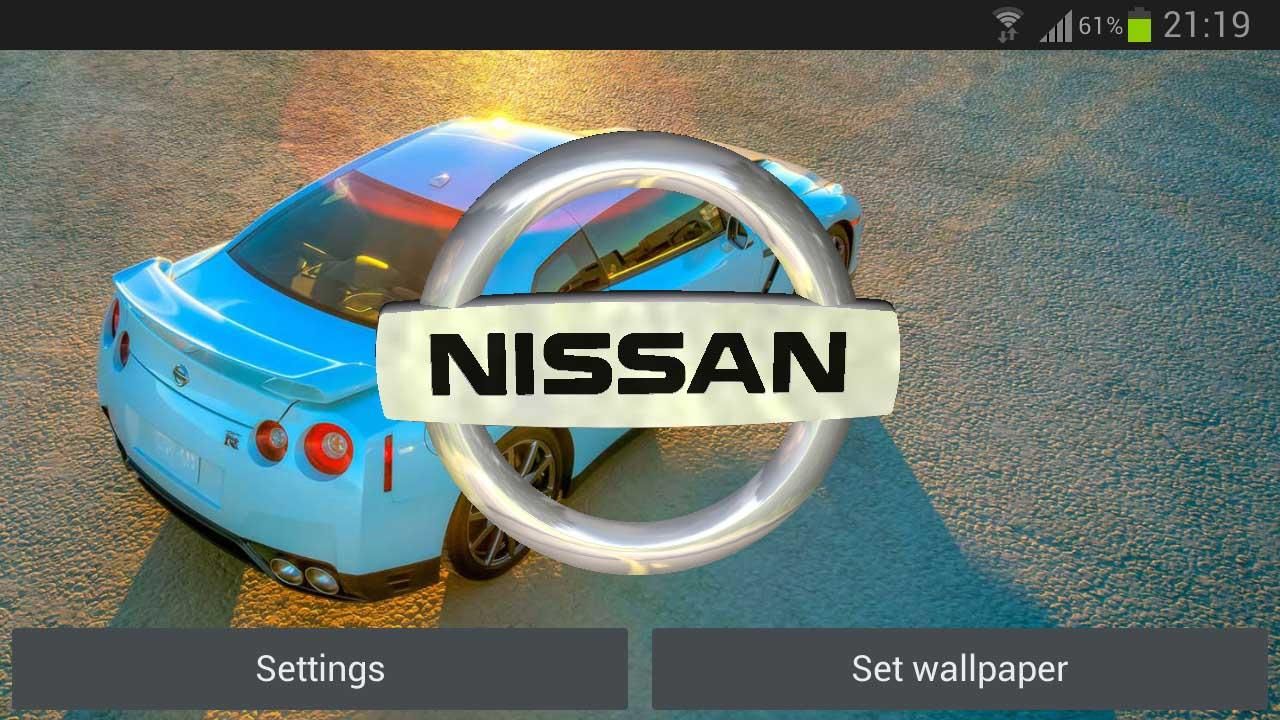 3D NISSAN Logo Live Wallpaper Download - 3D NISSAN Logo Live ...