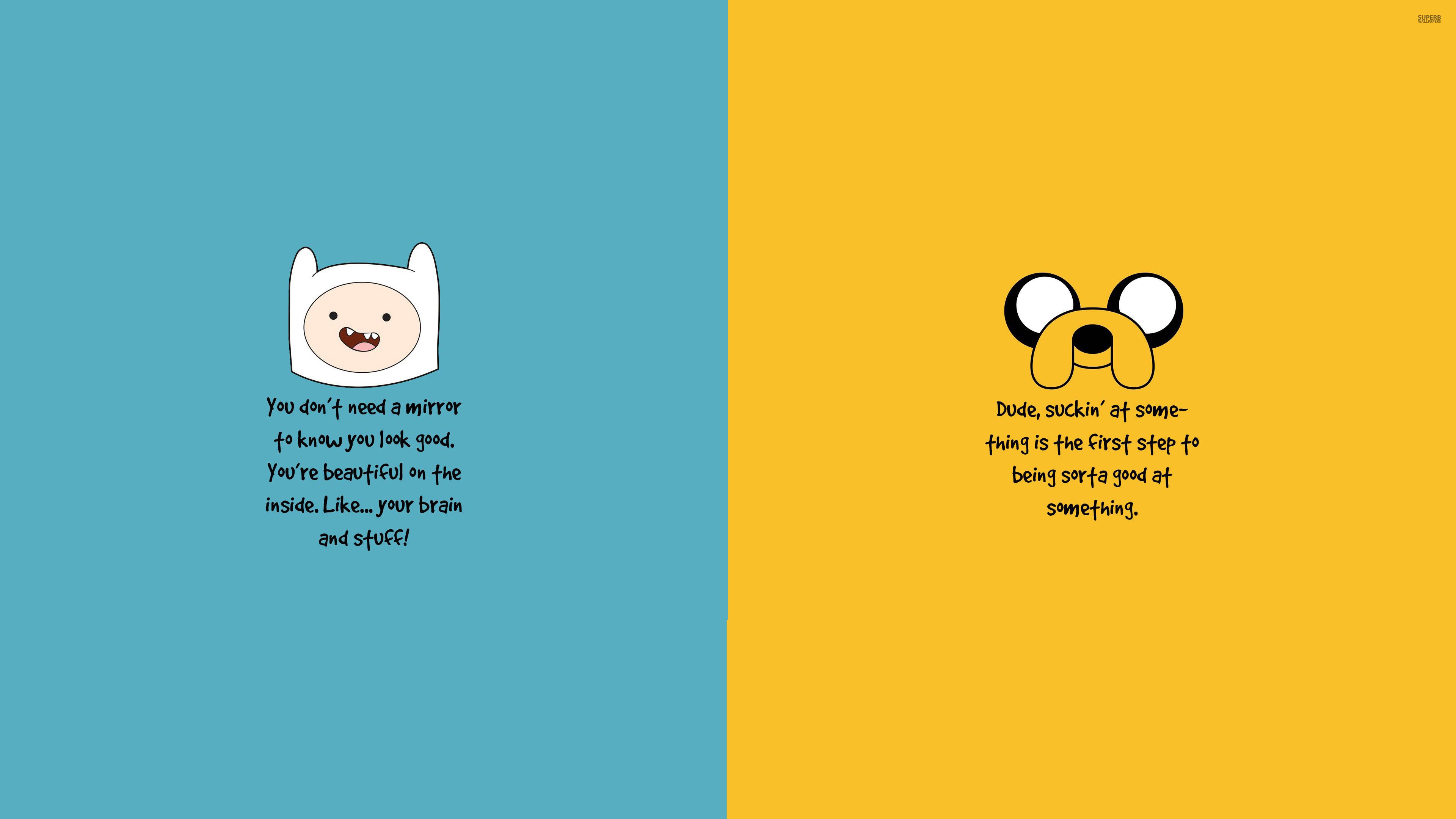 Adventure Time motivation wallpaper - Quote wallpapers - #28003