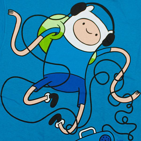 Blue Adventure Time wallpaper of Finn <3 One of my favorite ...