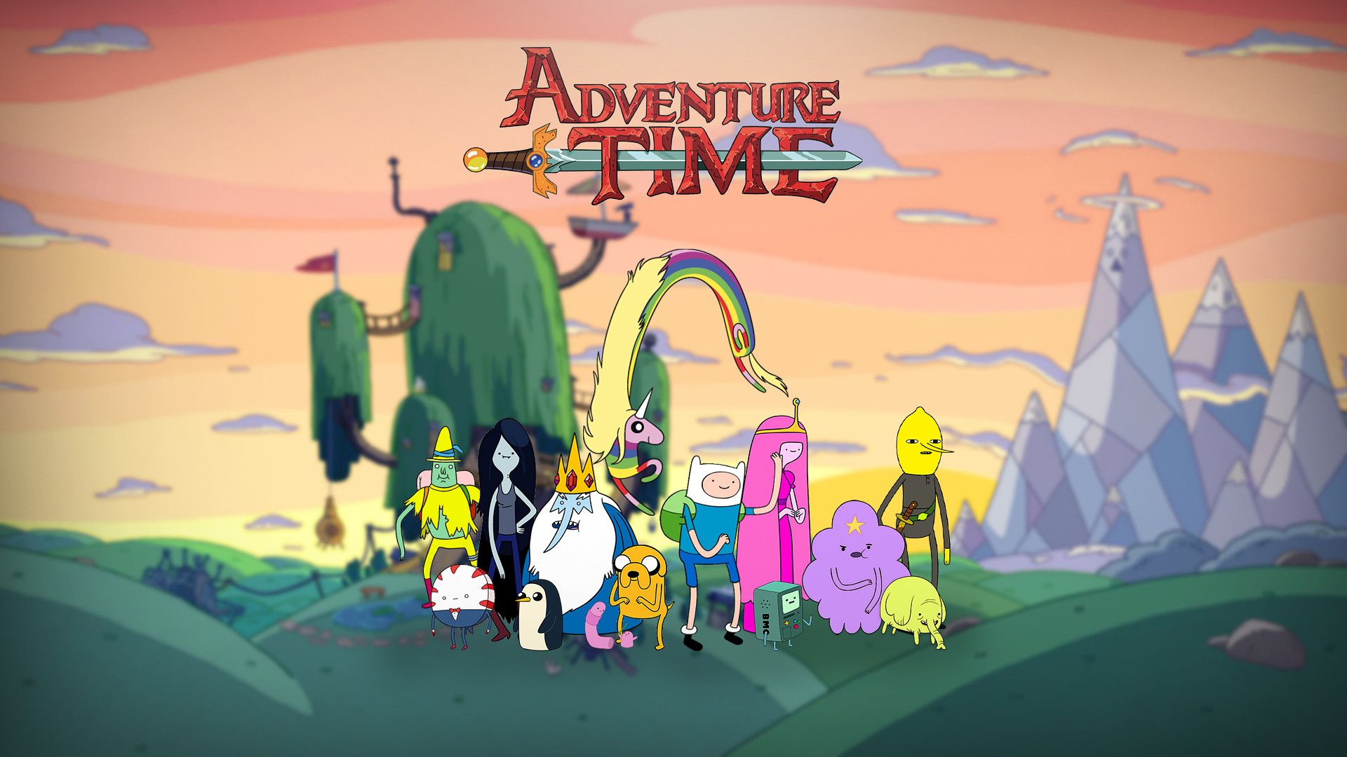 An Adventure Time wallpaper I made! : wallpapers