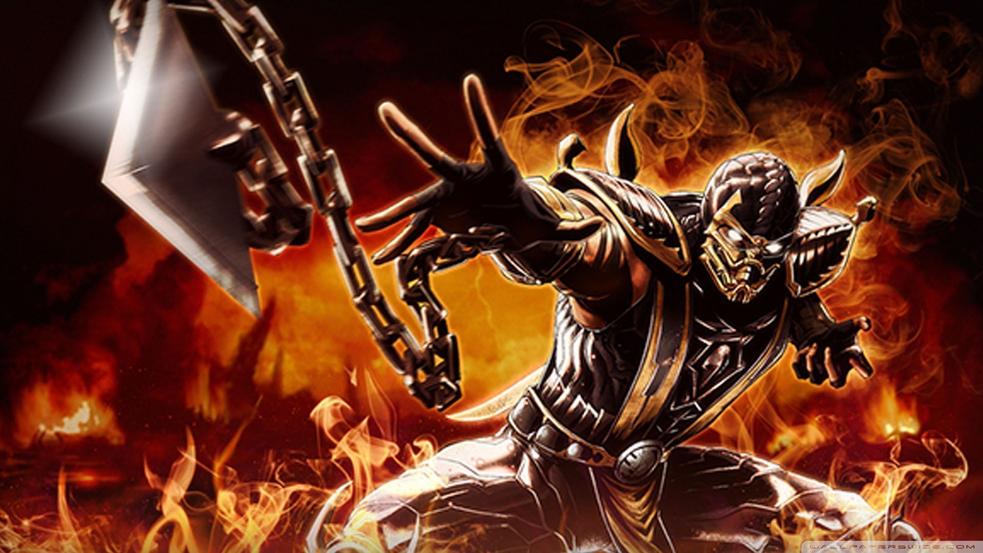 Mortal Kombat Scorpion Backgrounds