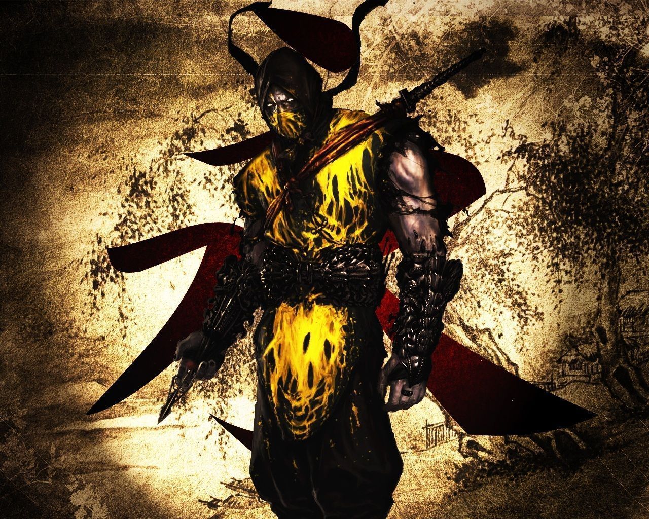 Top Mortal Kombat Scorpion Hd Images for Pinterest