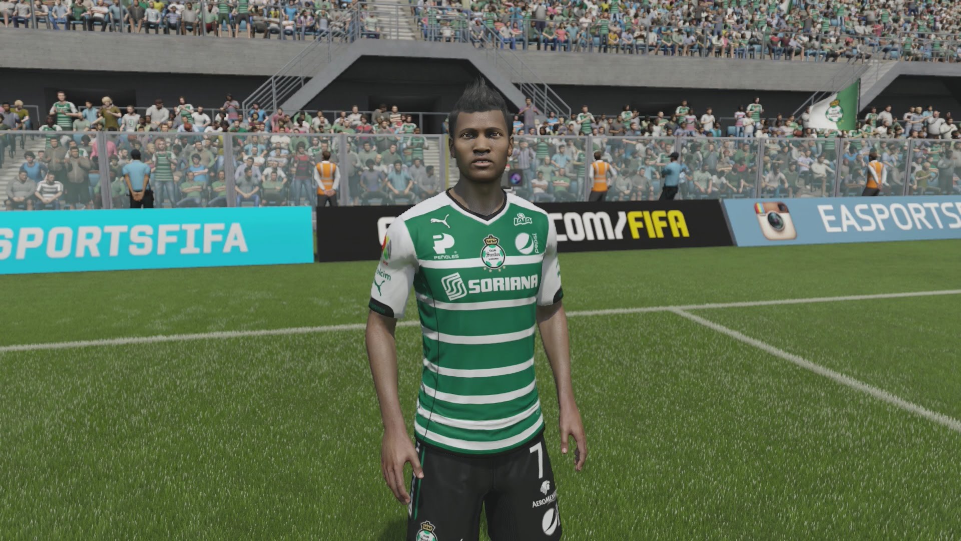 FIFA 15 - Santos Laguna Player Faces - Next Gen Gameplay 1080p