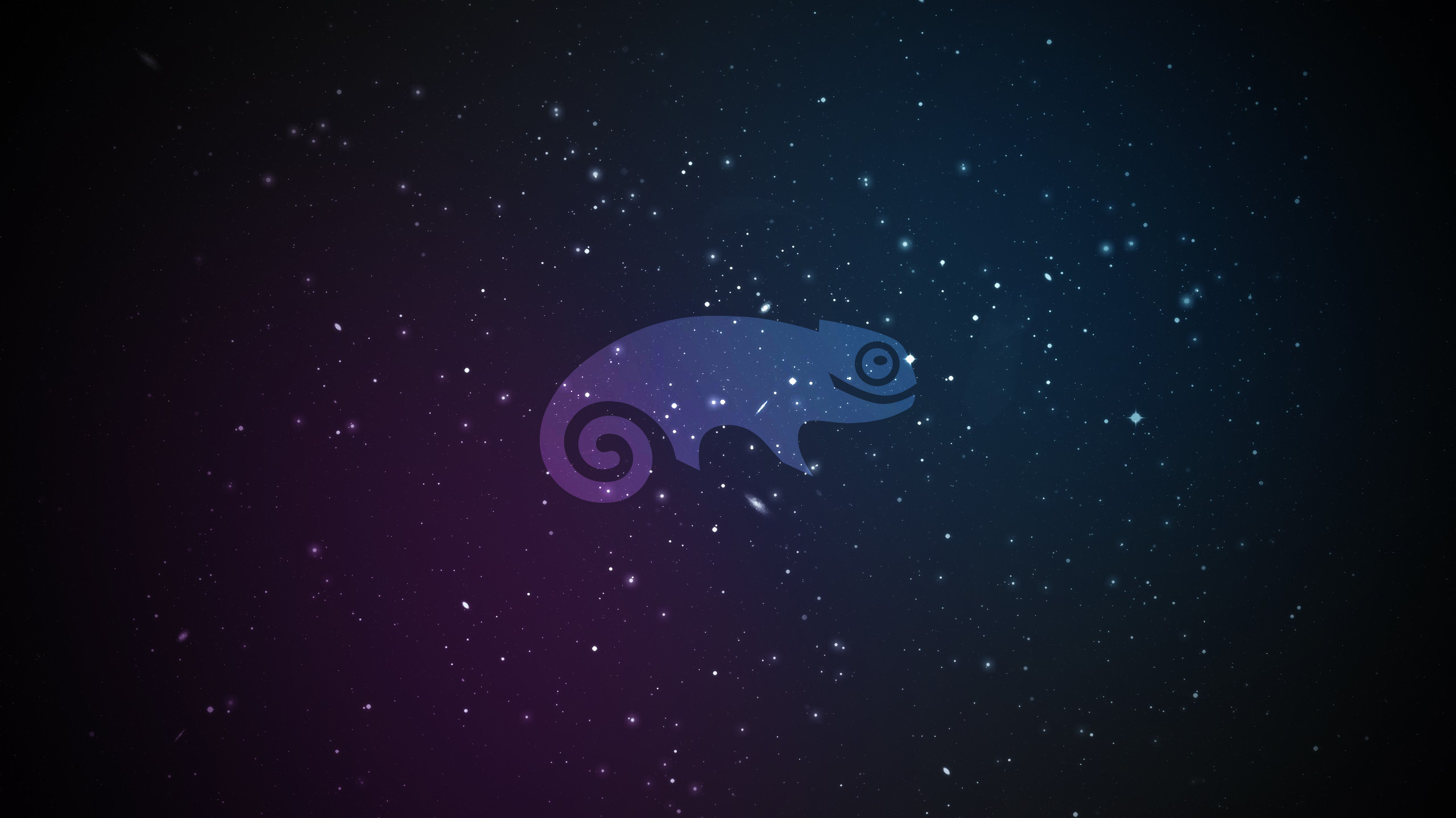 Opensuse galaxy linux space stars wallpaper 2560x1440 211507