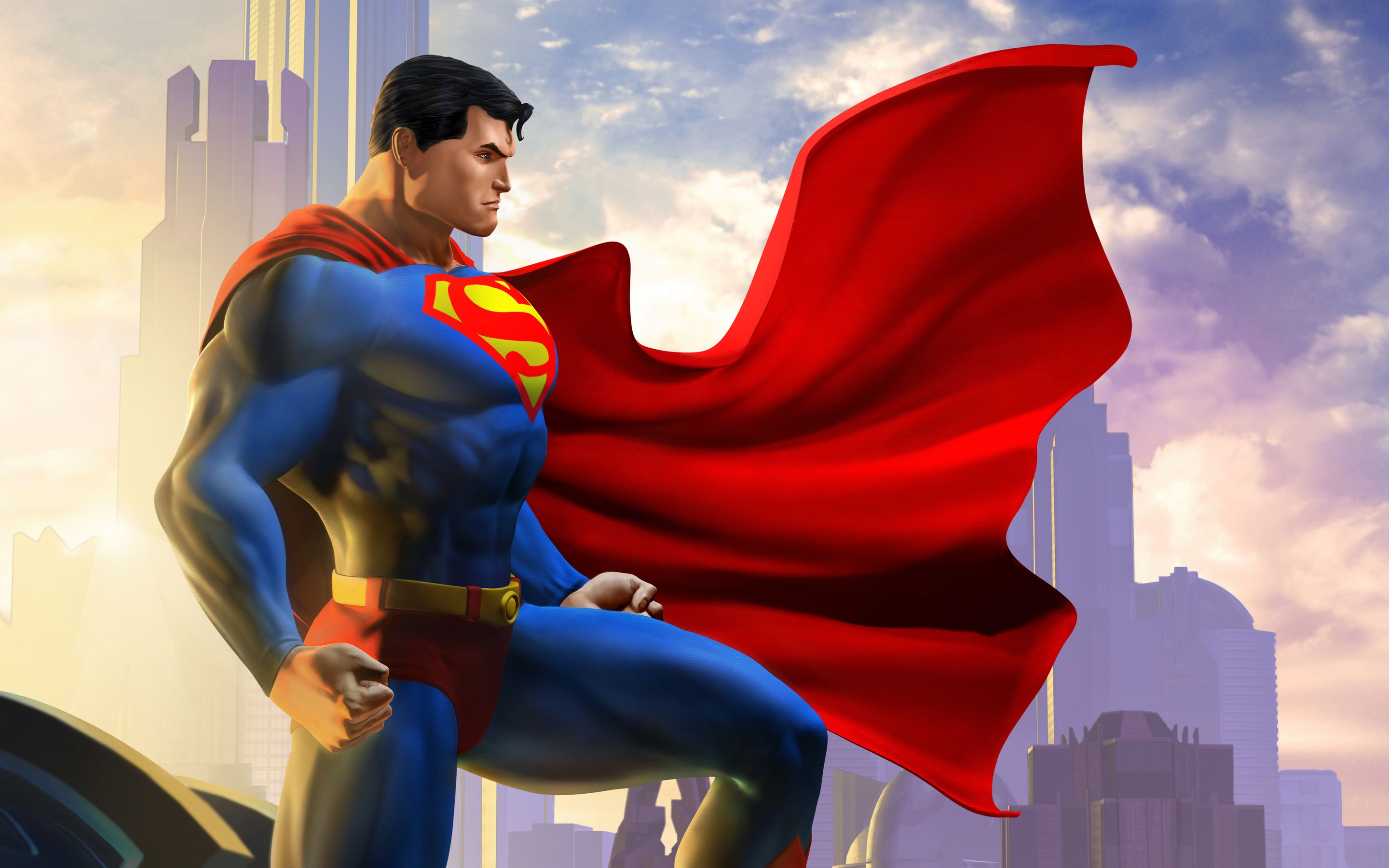Superman with Logo Mobile HD Wallpaper 974 - Amazing Wallpaperz