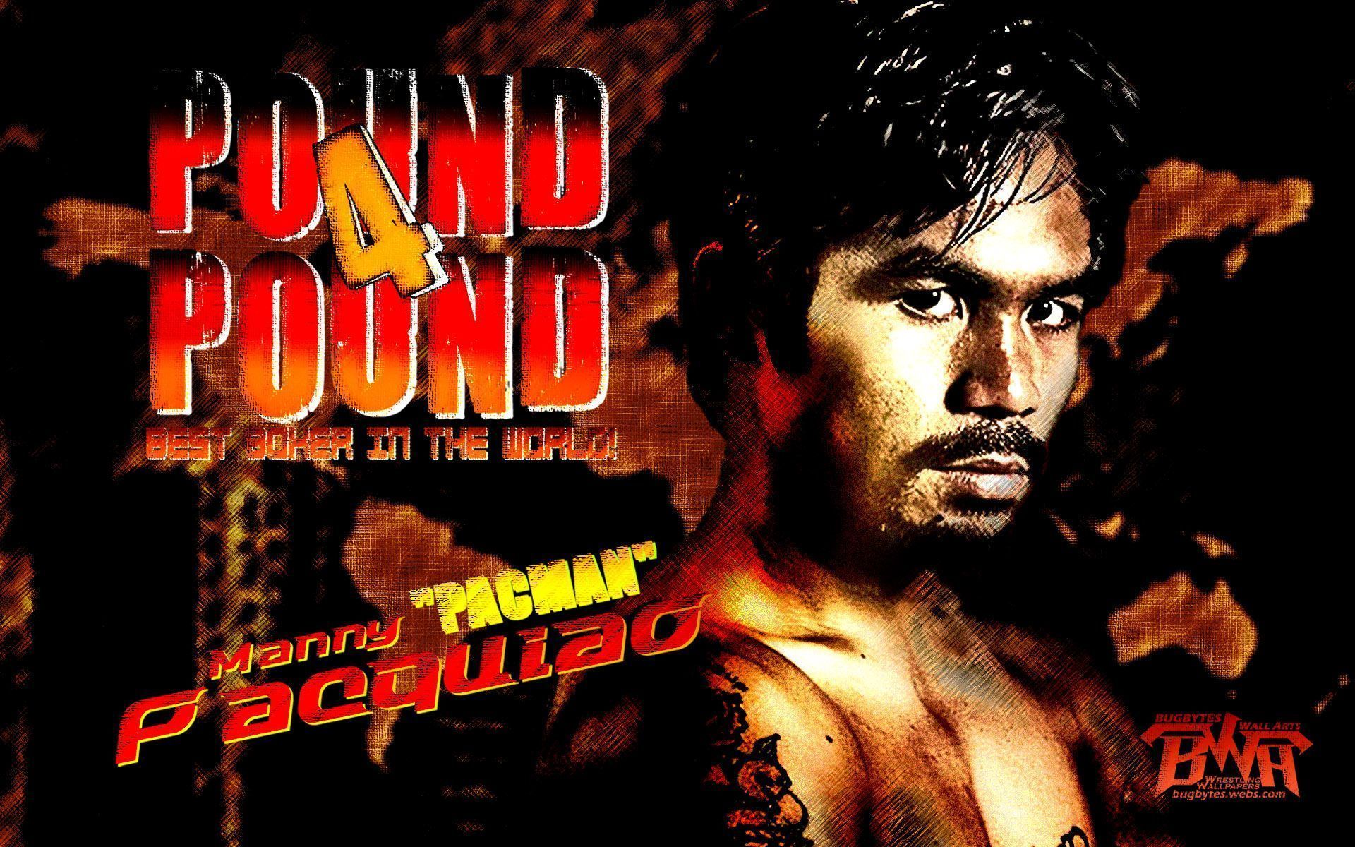 Manny Pacquiao Pound for Pound best boxer Wallpaper Background