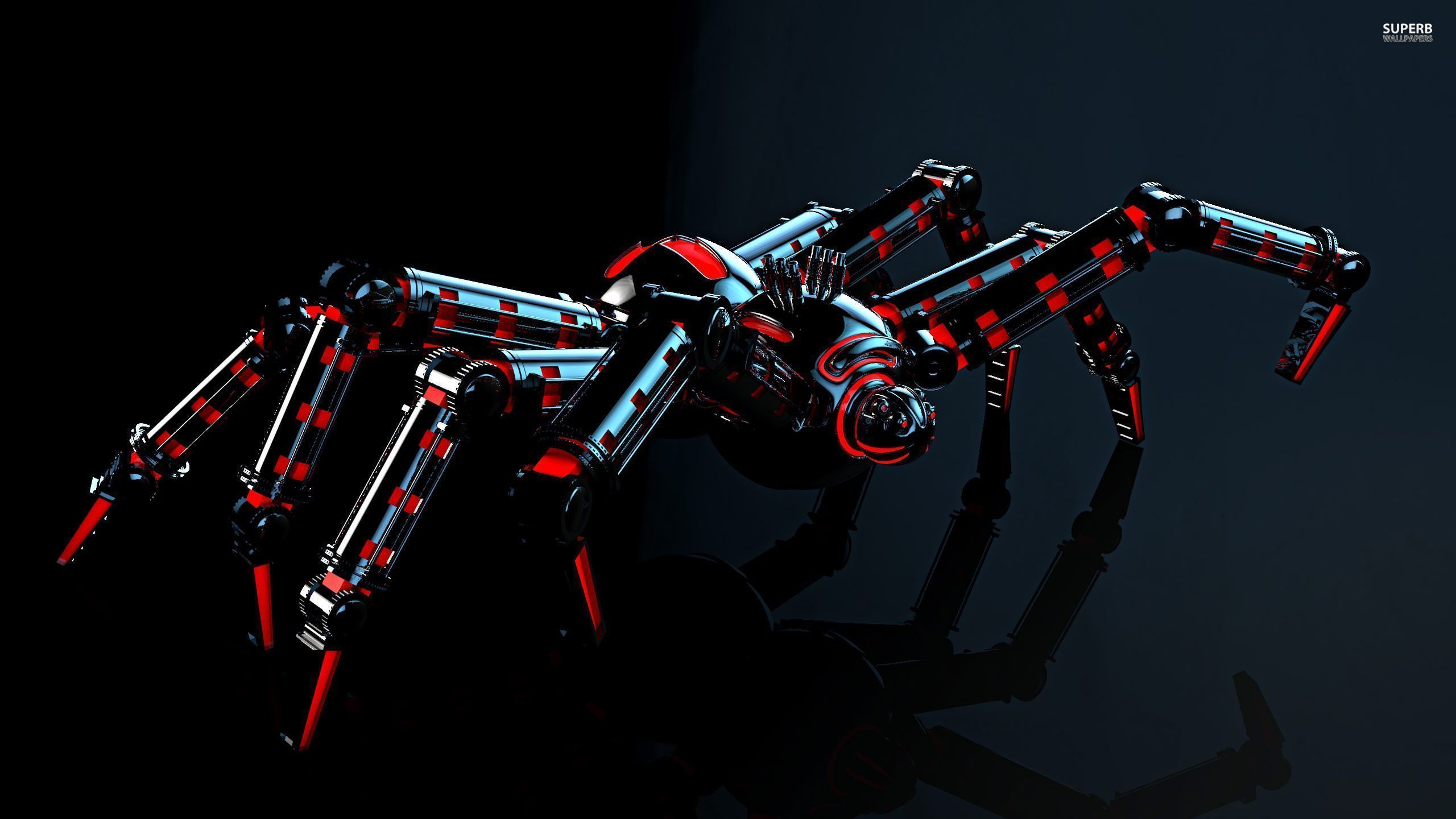 Robot spider wallpaper - 3D wallpapers -