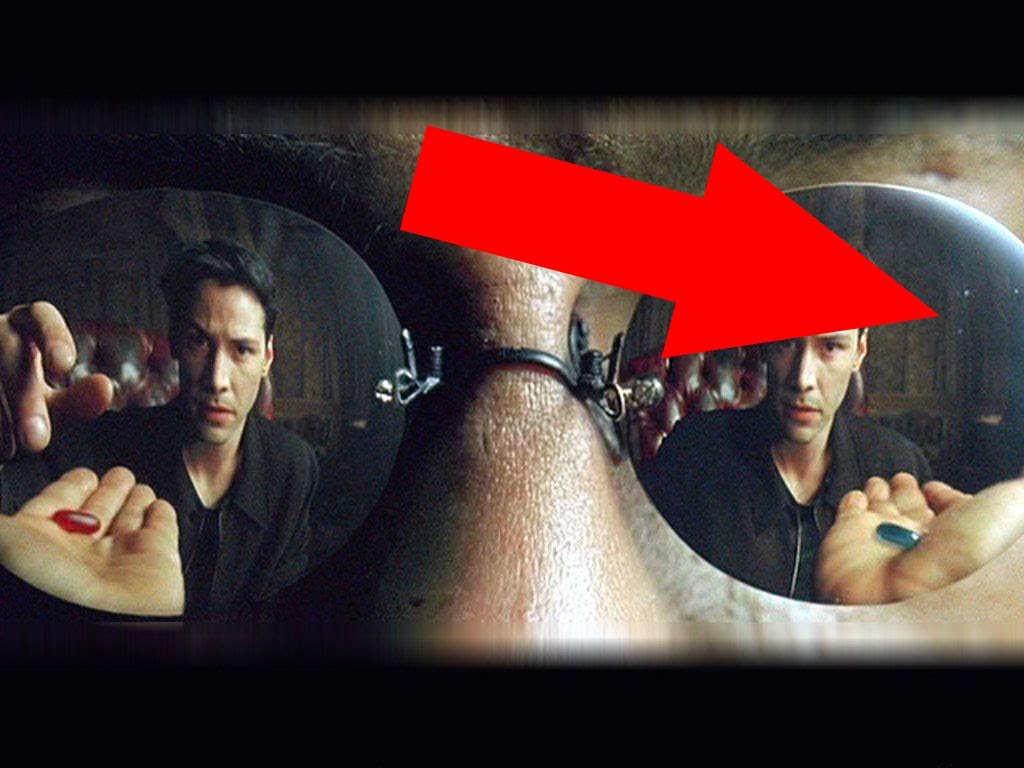 REMEMBER THE MATRIX. RED OR BLUE PILL? - YouTube