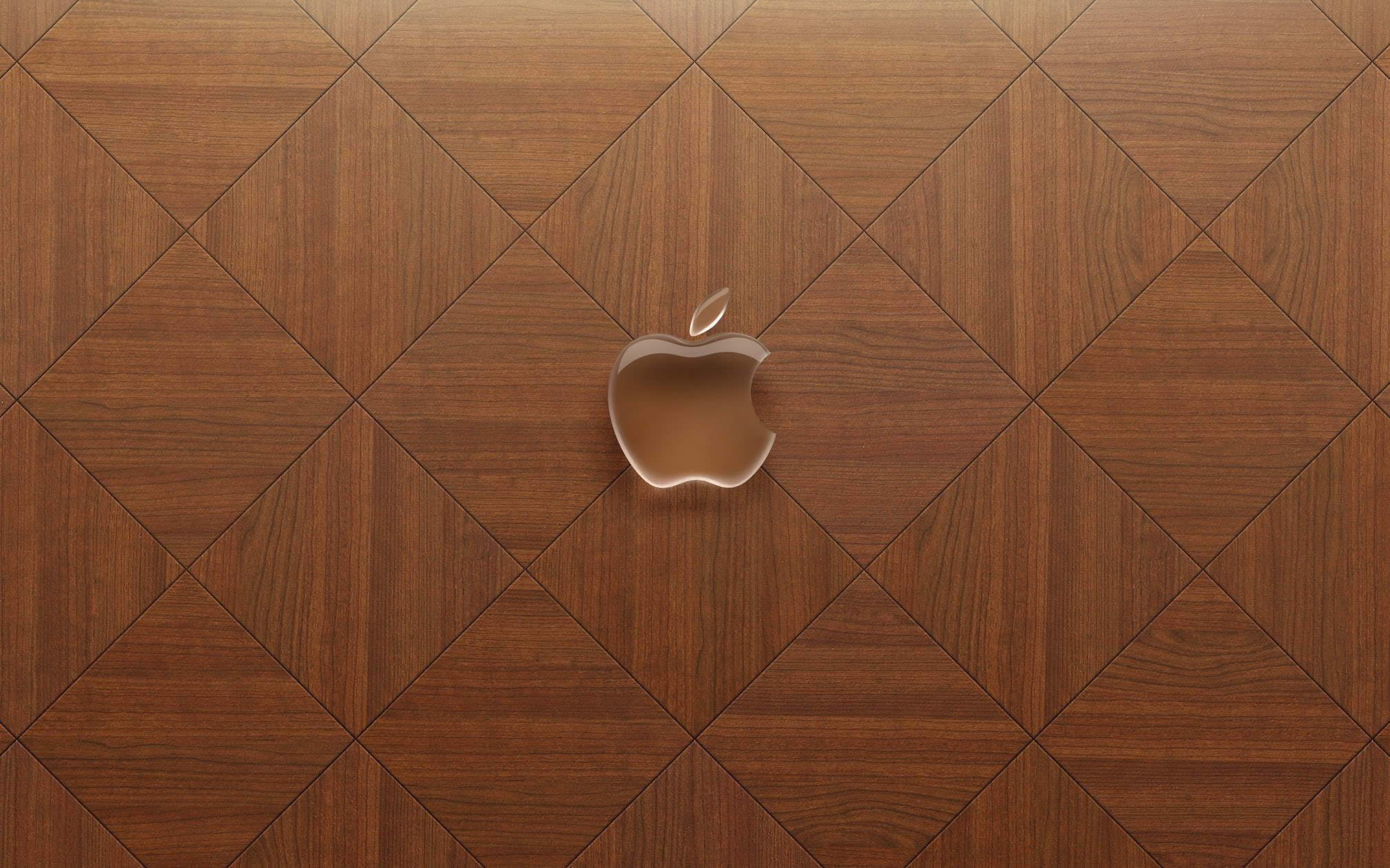 Collection of HD apple logo wallpaper on wood Computer World