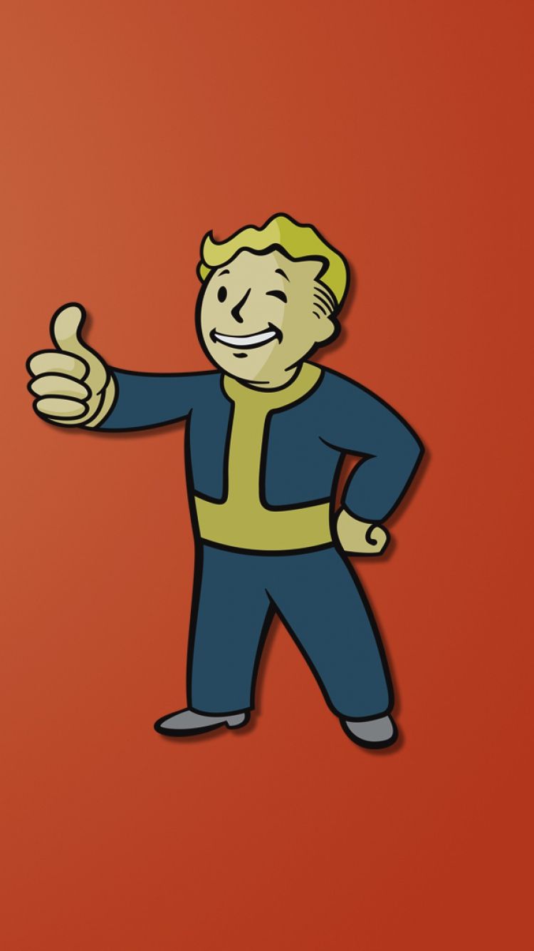 Download Wallpaper 750x1334 Fallout Vault Boy Fallout 3