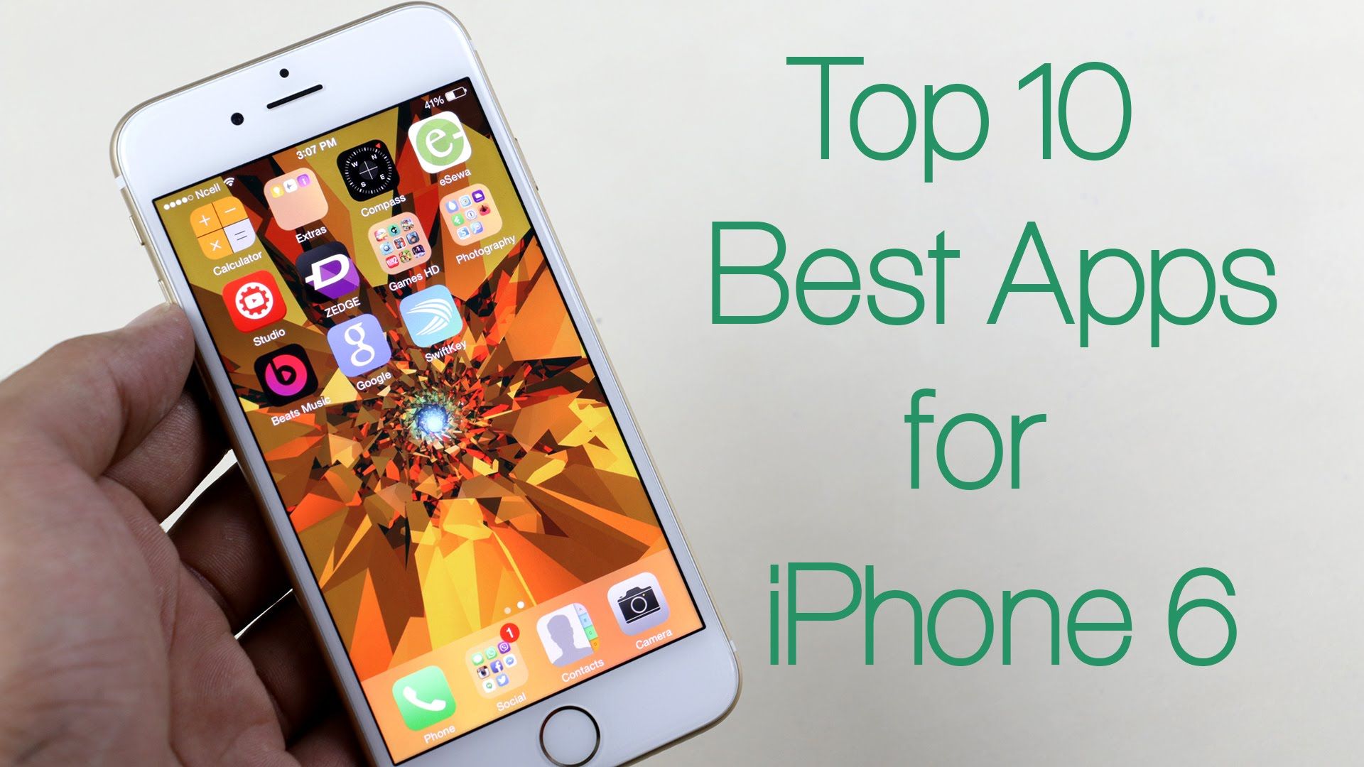 Top 10 Best Apps for iPhone 6 - YouTube