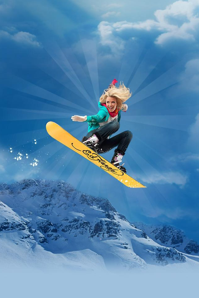 Ed Hardy Snowboarding ＆#8211; iPhone Wallpaper ＆ iPod Wallpaper ...