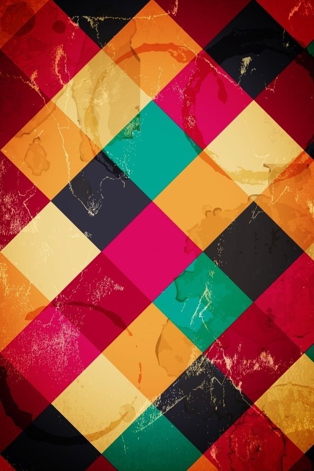 Color plaid iPhone 4s Wallpaper Download iPhone Wallpapers, iPad