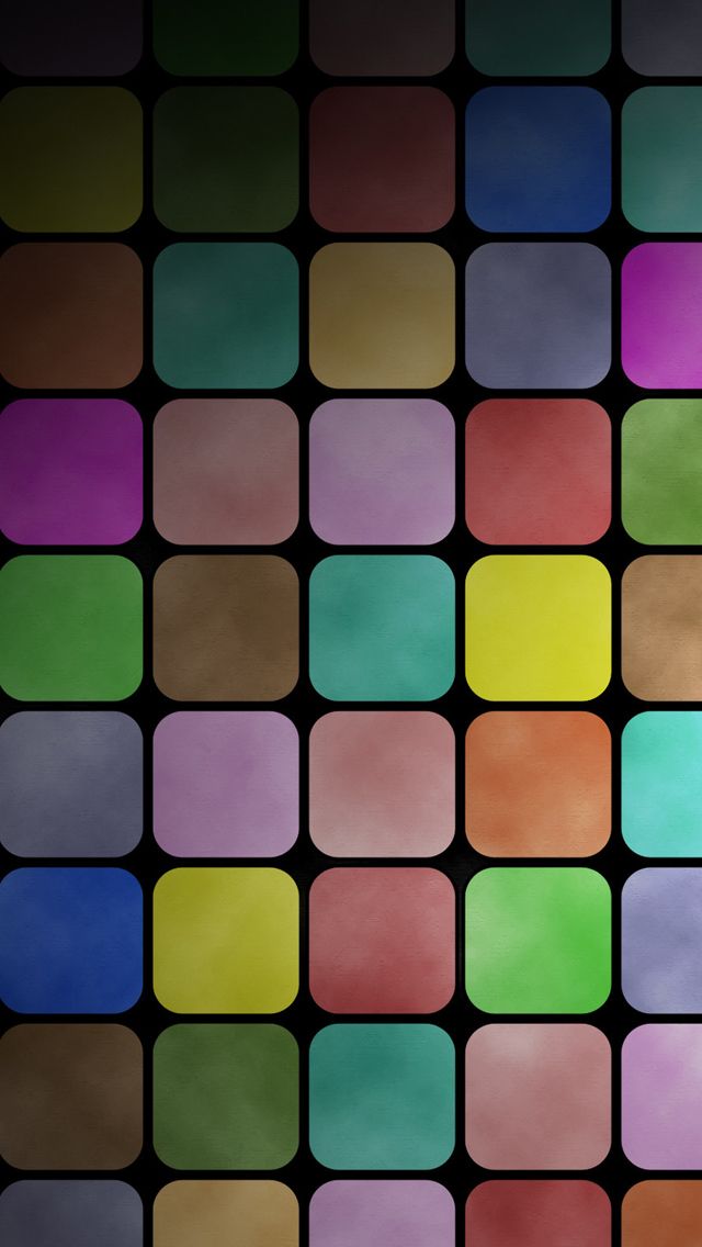 Colorful Rounded squares iPhone 5s Wallpaper Download | iPhone ...