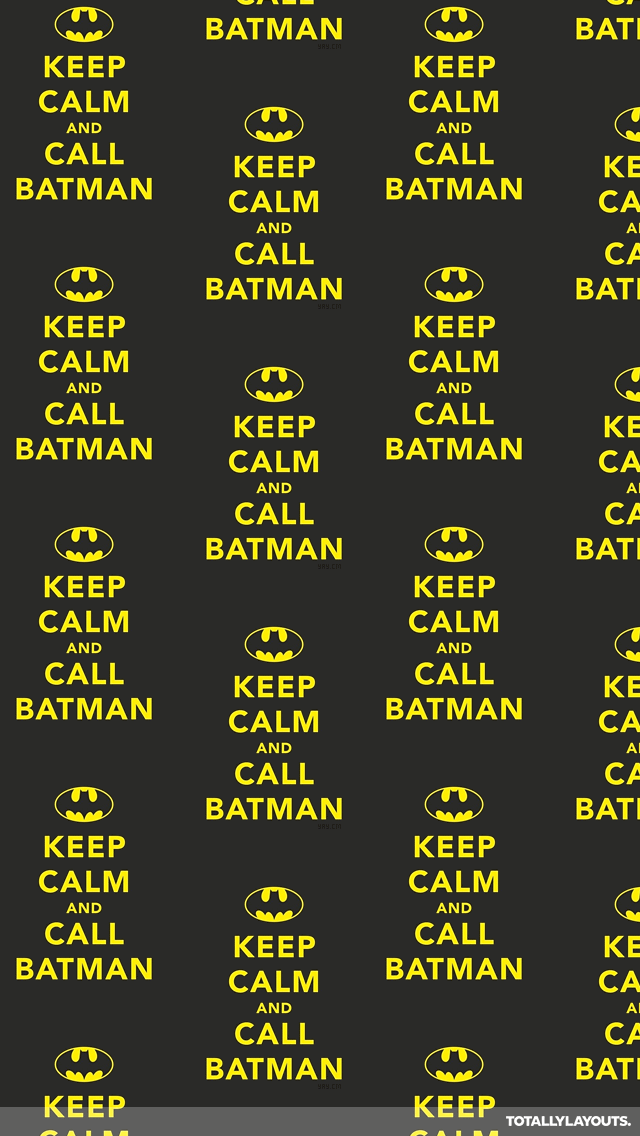 Keep Calm And Call Batman iPhone Wallpaper - Cartoon Wallpapers