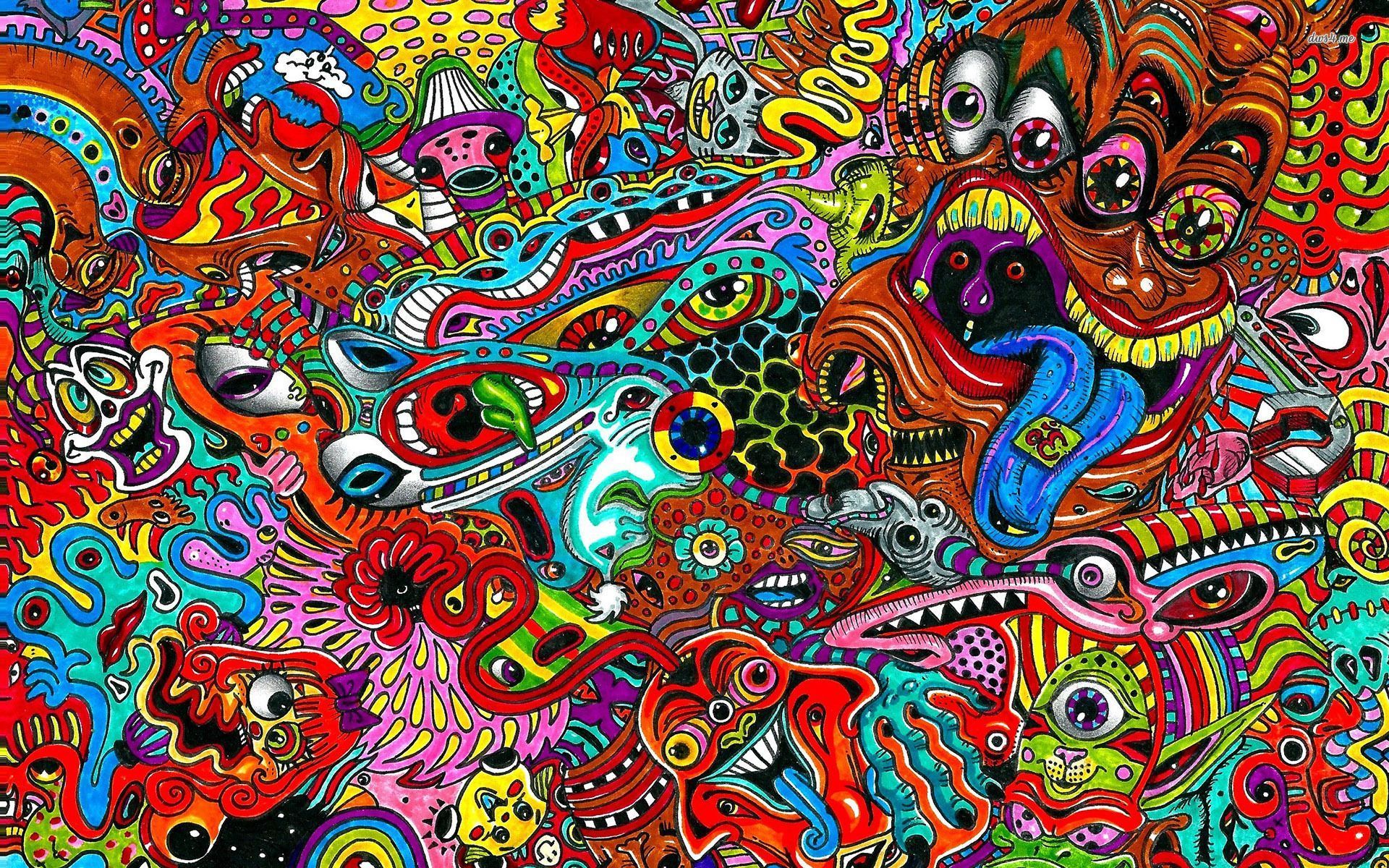Psychedelic wallpaper - Artistic wallpapers -